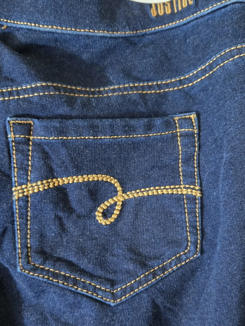 Young Ladies Stretch Indigo Blue Jeans - Classic Straight #330